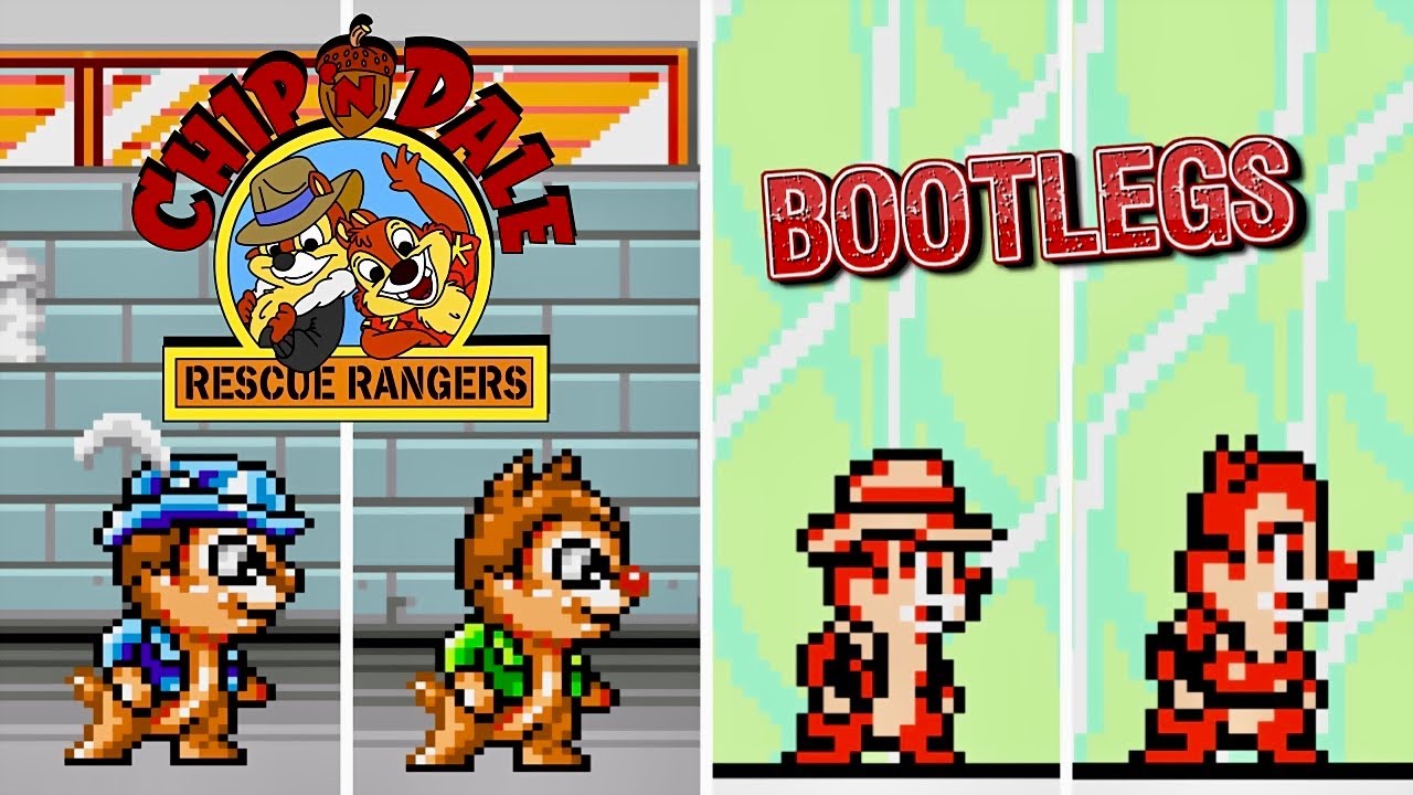 Chip 'n Dale Rescue Rangers Bootleg Ports||Sega Genesis||NES