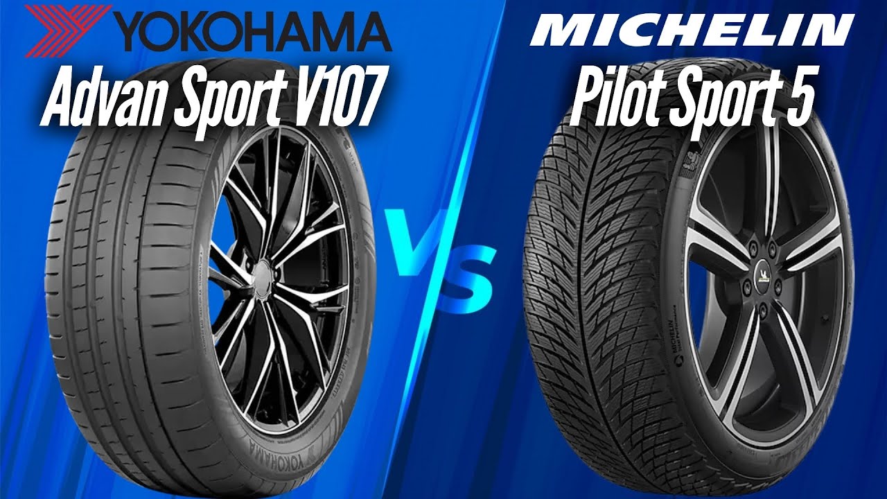 Yokohama Advan Sport V107 против Michelin Pilot Sport 5