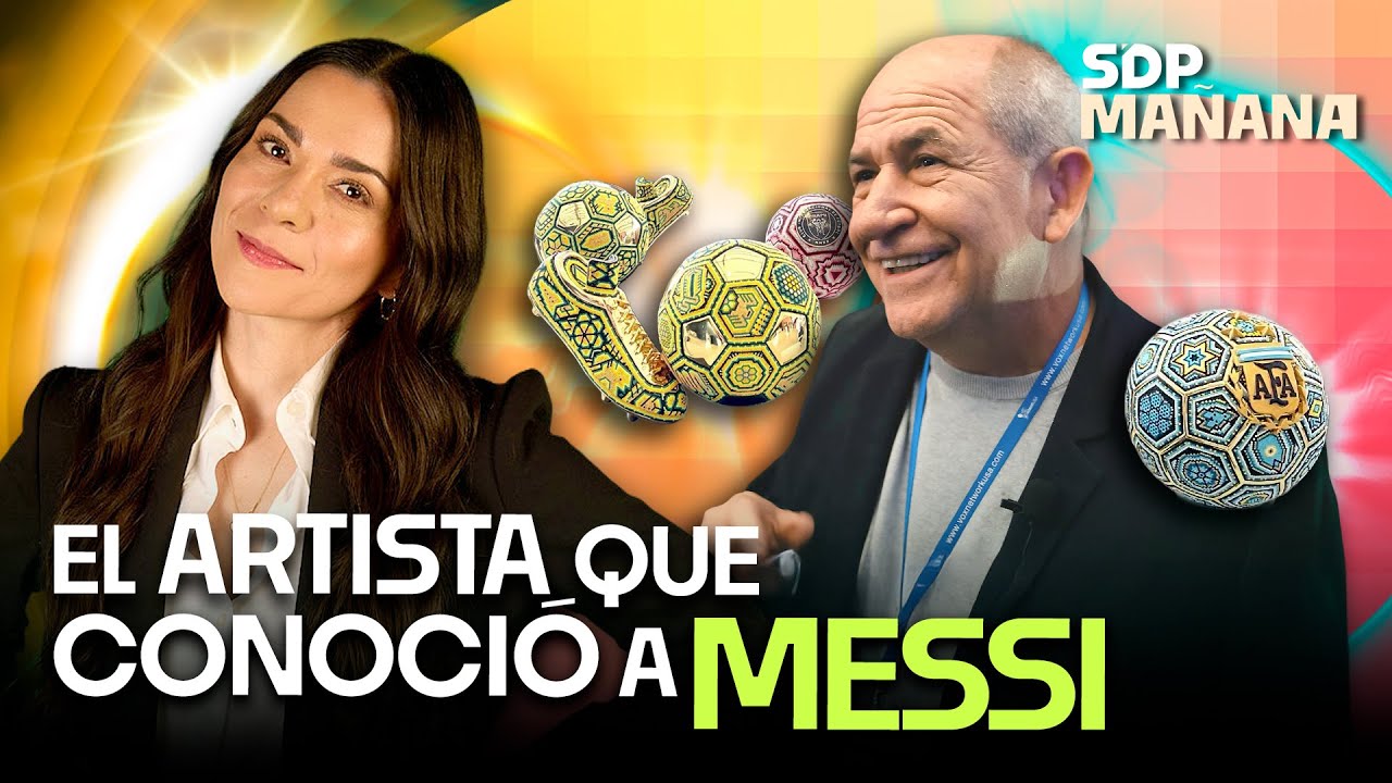 El artista HUICHOL que hizo un balón a MESSI: César Menchaca | Entrevista LIZ VILCHIS en SDPmañana☀️