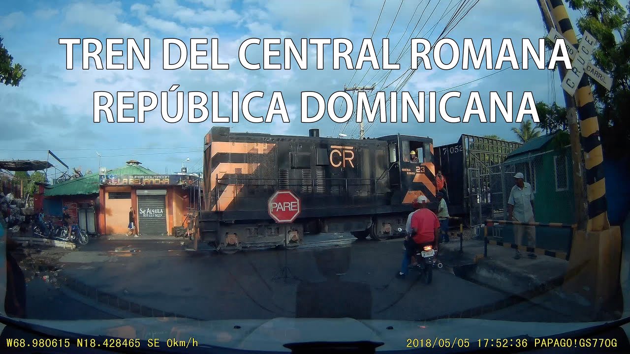 Tren Cruzando en La Romana, La Romana, República Dominicana