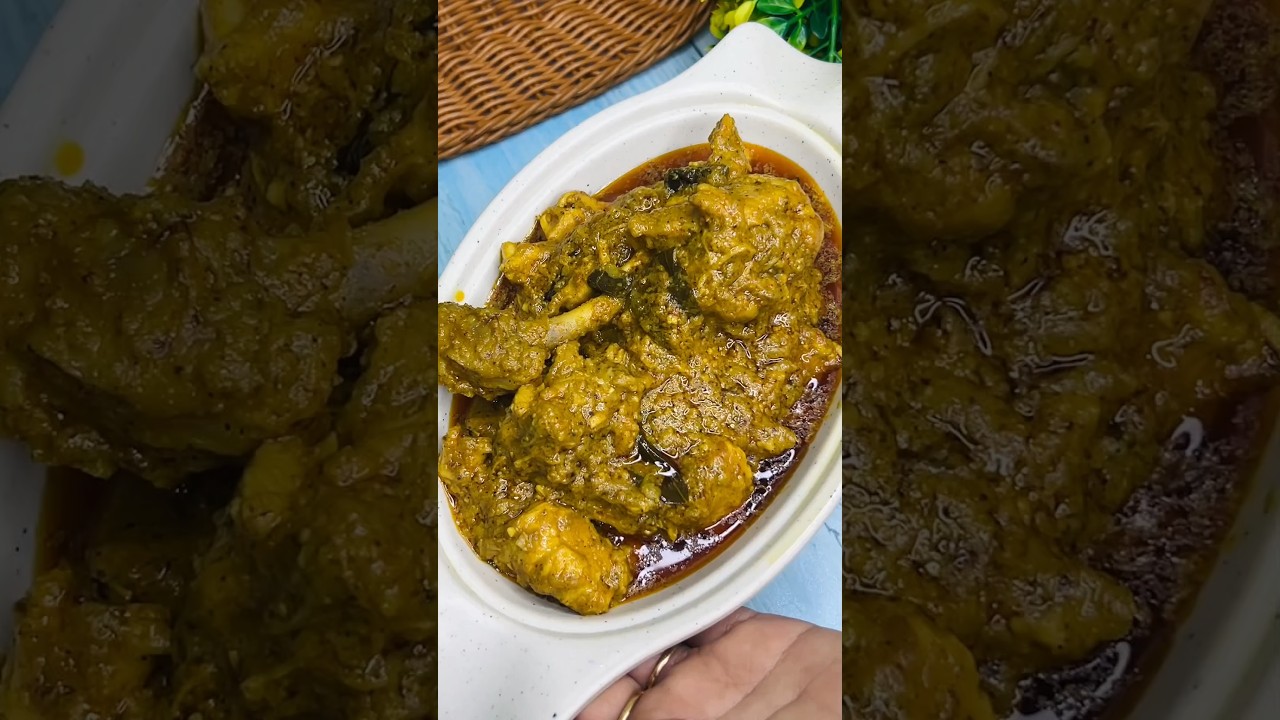 Hyderabadi Most Famous Shadiyon Wala Hare Masale Ka Chicken