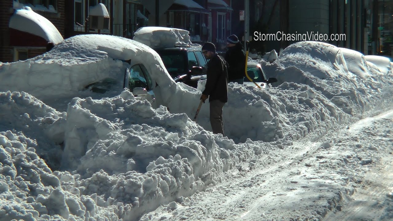Queens, NY Blizzard / Noreaster Aftermath - 1/24/2016