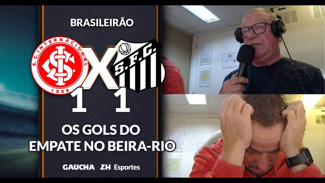 INTER 1x1 SANTOS: OS GOLS DO EMPATE NA VOZ DE PEDRO ERNESTO DENARDIN | 24/11/2025