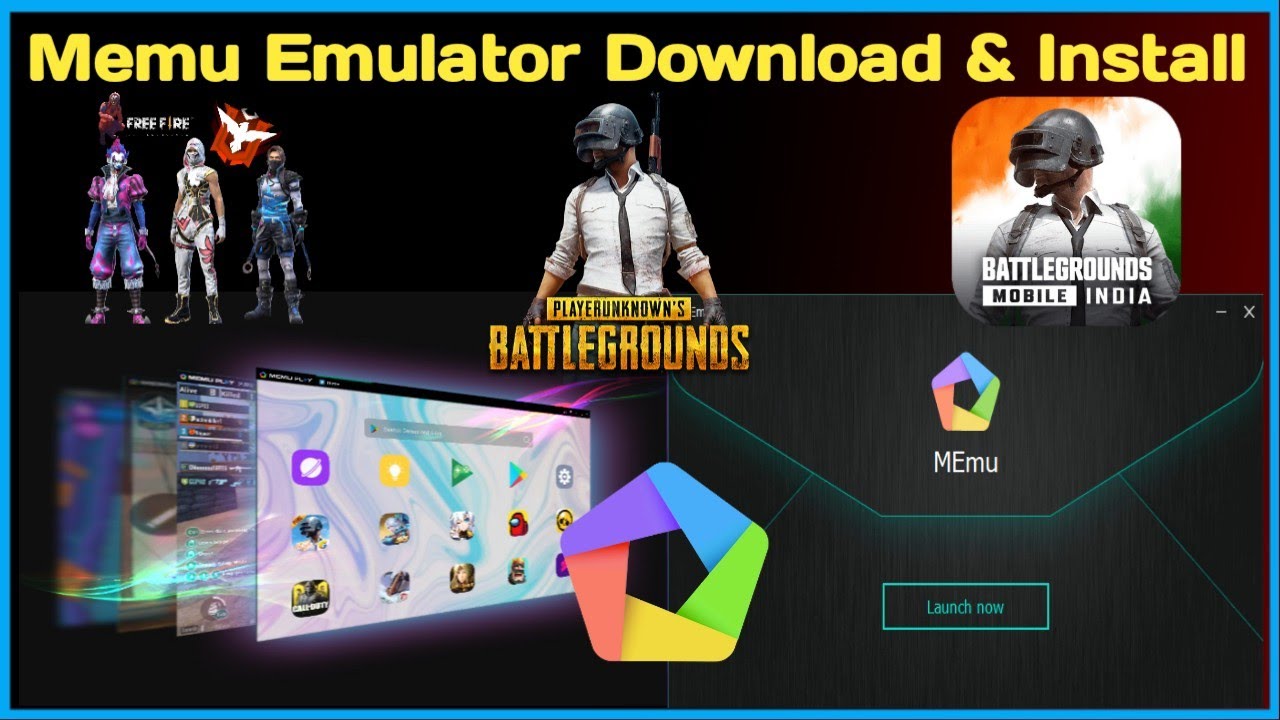 How to Download and Install Memu Play Emulator for Free fire,Free fire max,BGMI,Pubg mobile & Lite