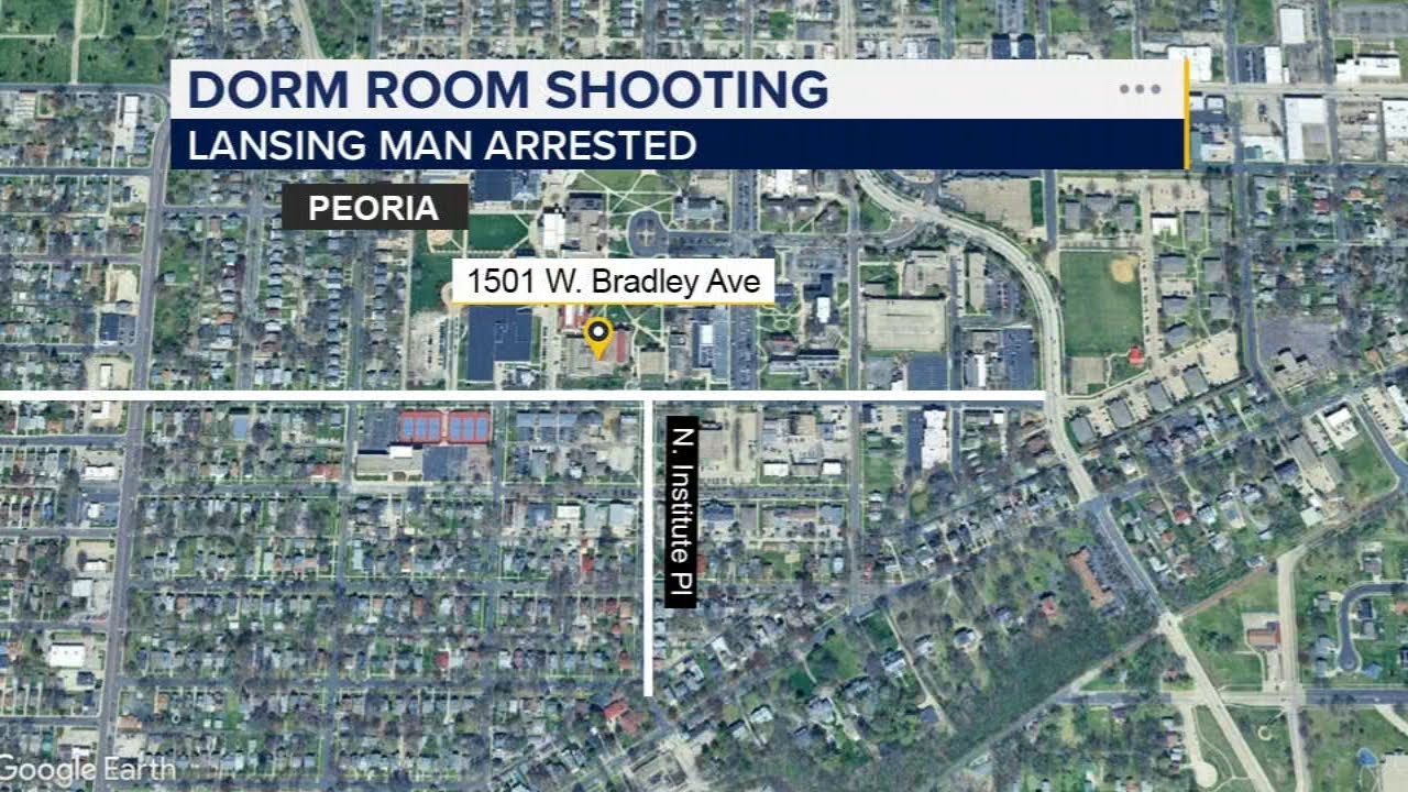 1 charged after woman shot inside Bradley University dorm