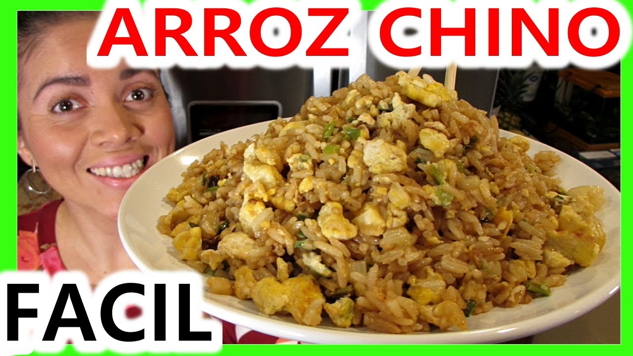 Como preparar ARROZ CHINO FRITO 🥡 ARROZ BLANCO frito con HUEVO 💖