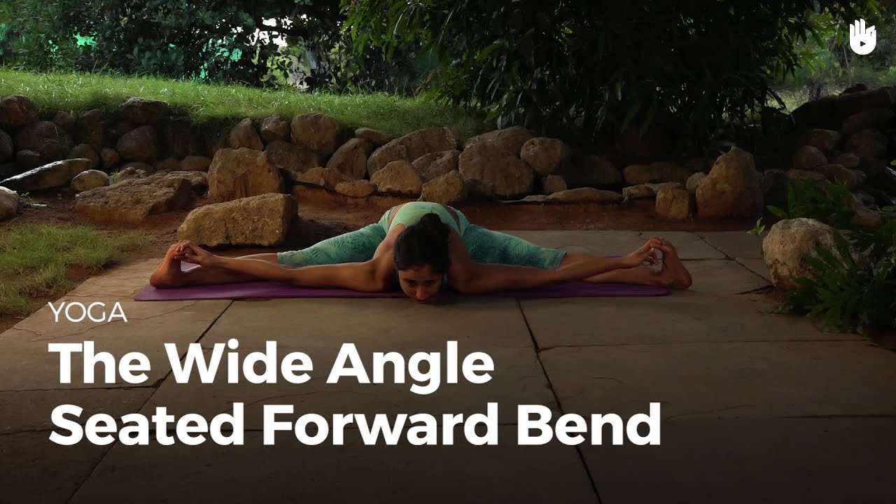 Learn the Wide-Angle Seated Forward Bend - Upavishta Konasana | Yoga