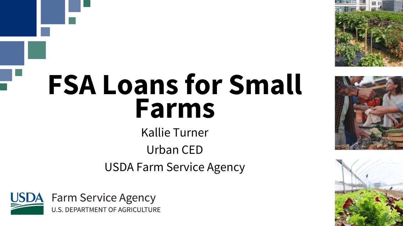 FSA Loans for Small Farms