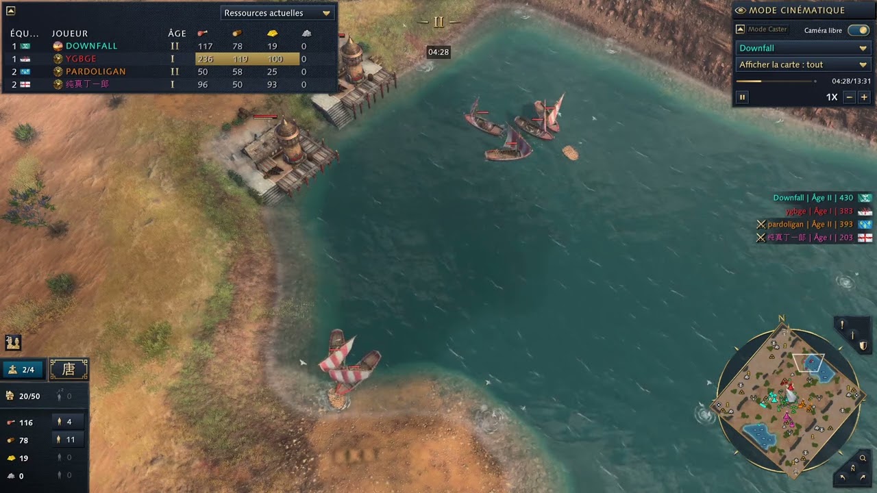 Age of empire 4 | 2 vs 2 | African Waters