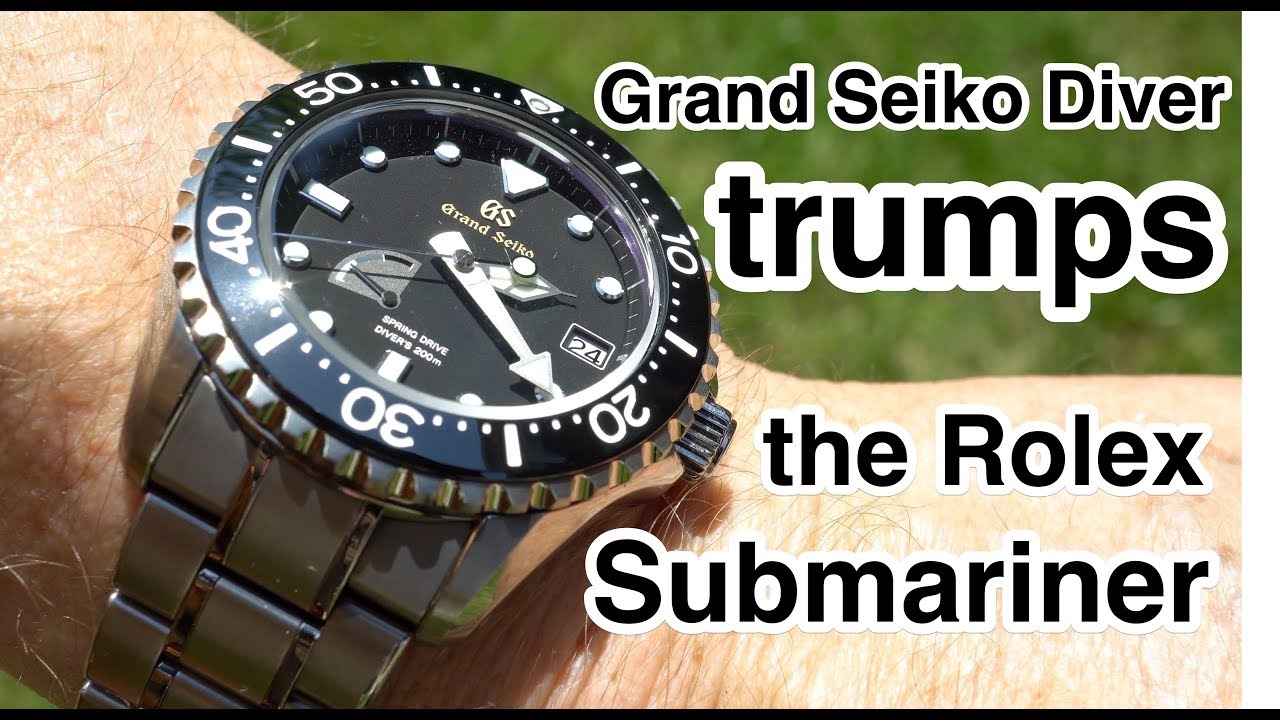 Grand Seiko trumps Rolex Submariner 5 Reasons in 4k