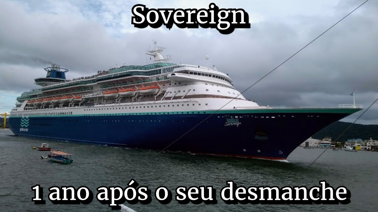 Sovereign - 1 ano após ser encalhado (23/07/2020)