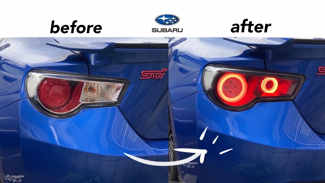【BRZ・86】丸目4灯テールランプワンオフ加工 (create 4 round eyes taillamp)