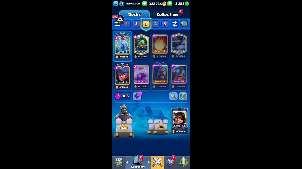 UNLIMITED CARDS CLASH ROYALE LIVE