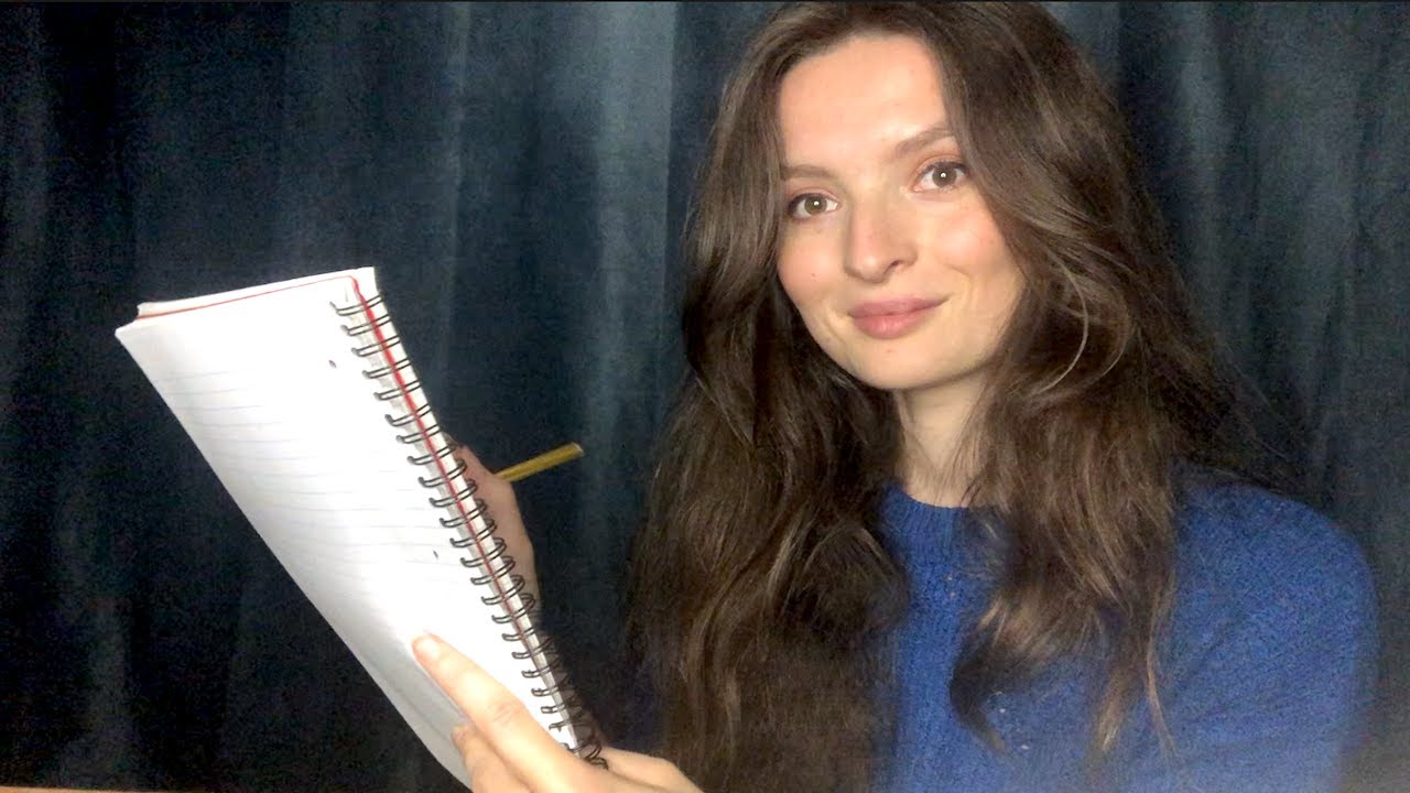 ASMR Nutritionist Roleplay 💕 Recommending Happy Foods | Writing Sounds, Soft Spoken & Triggers