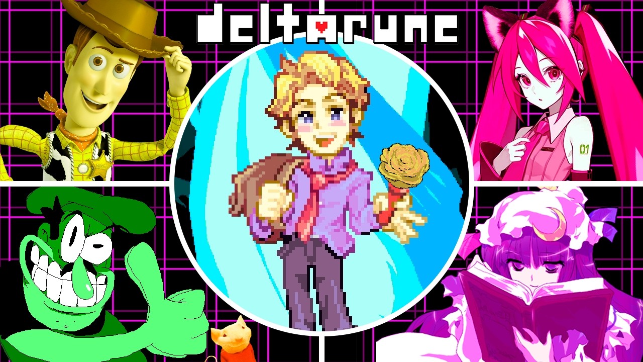 Deltarune: Chapter 5 - All Bosses [No Damage] + Ending