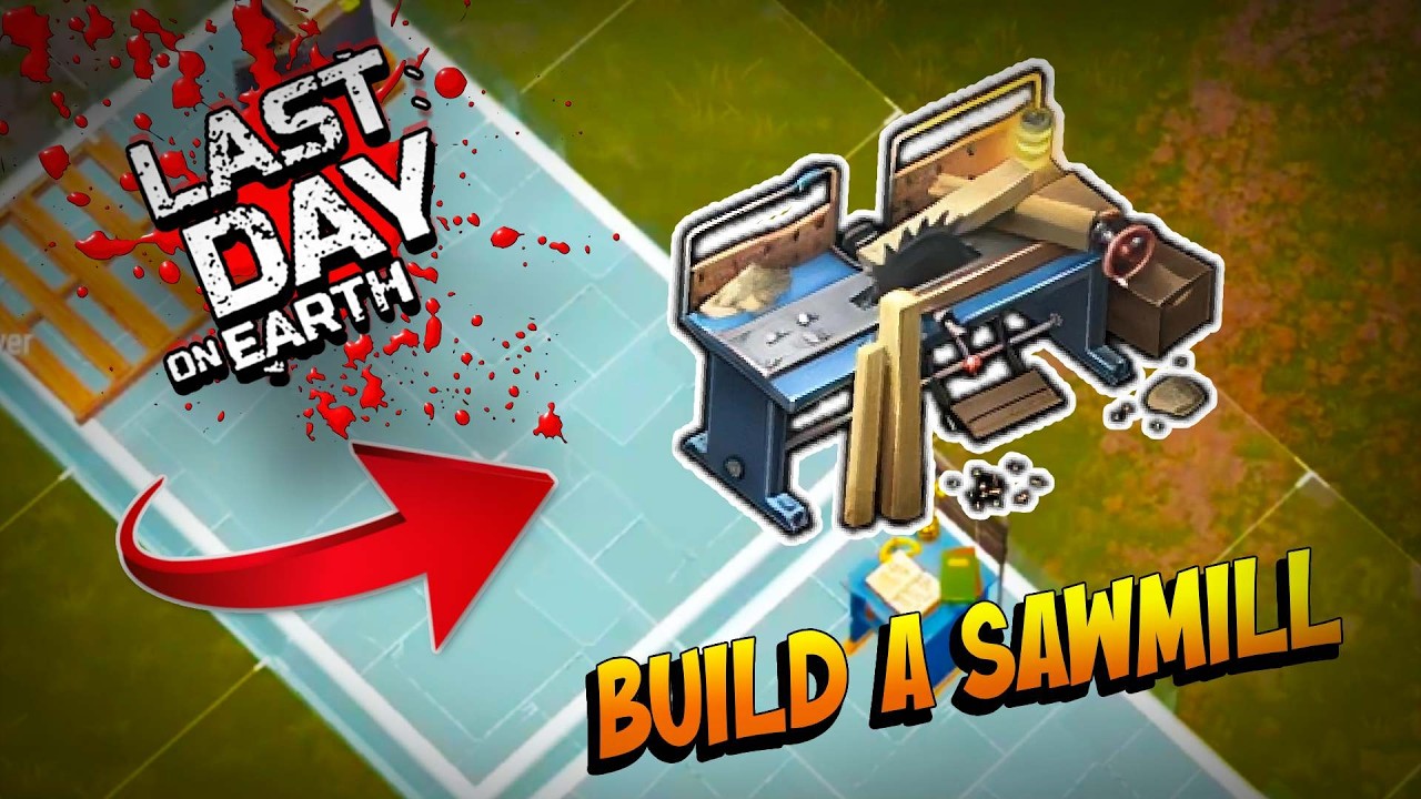 BUILD SAWMILL IN SETTLEMENT🏡 LAST DAY ON EARTH SURVIVAL 🏡 THE SETTLEMENT GUIDE
