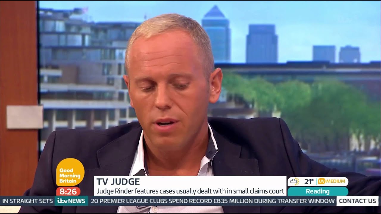 [HD] Good Morning Britain: Judge Rinder interview