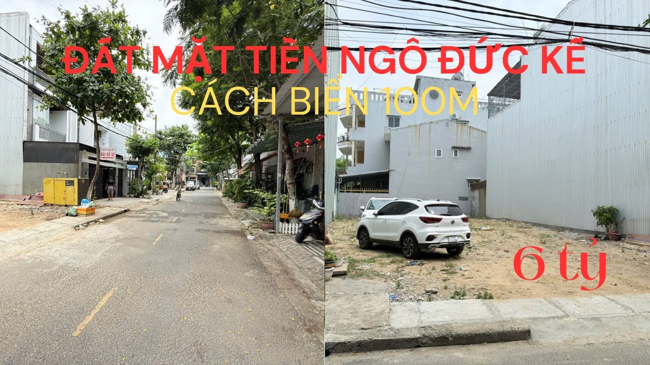 Bán 2 lô liền kề Ngô Đức Kế, Thanh Khê – Gần biển, DT 140m2, giá cực tốt