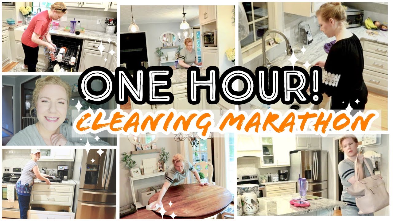 CLEAN WITH ME MARATHON 2019! | ONE HOUR CLEANING MOTIVATION | SPEED CLEANING MOTIVATION