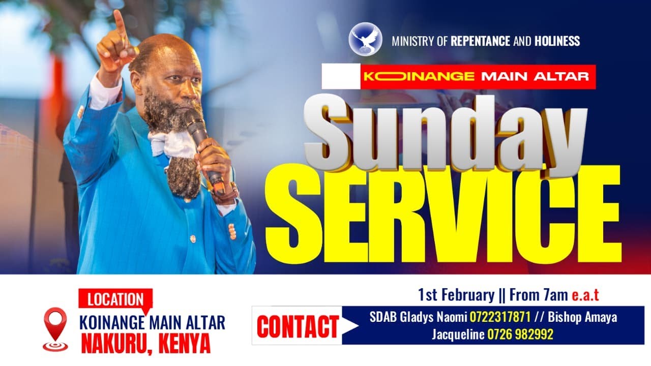 KOINANGE MAIN ALTAR | FEBRUARY 1ST, 2026