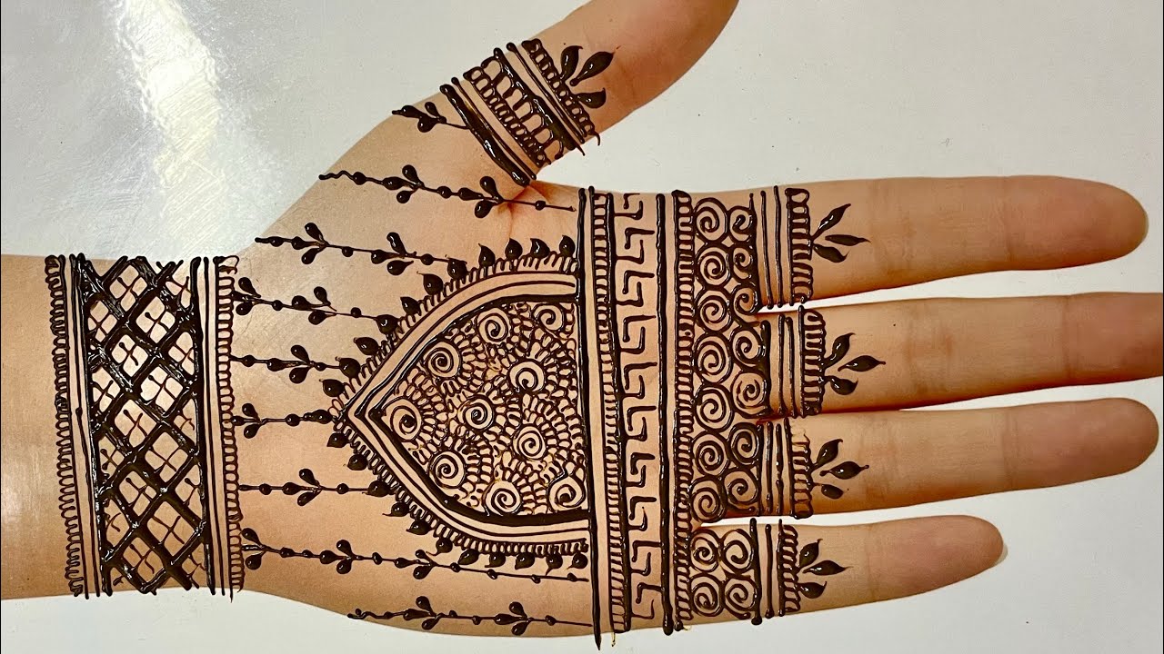 Very beautiful stylish mehndi design | mehandi | easy & simple mehndi design | mehndi design |mehndi