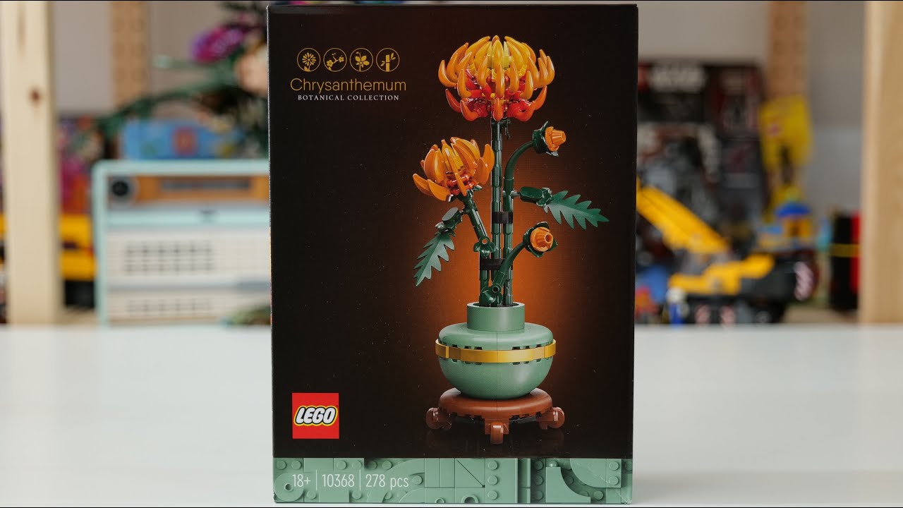 LEGO Icons Botanical Collection 10368 Chrysanthemum - LEGO Speed Build Review