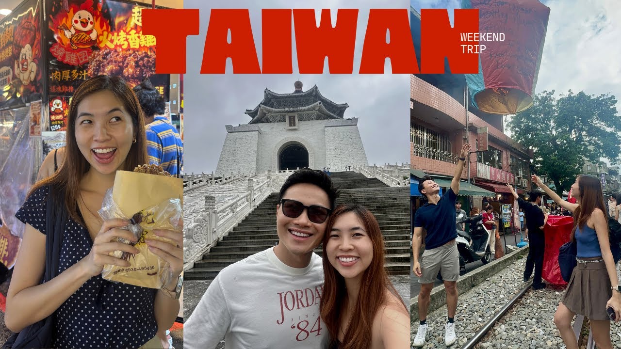Night Markets in Taipei and Shifen | Taiwan Weekend Vlog 🇹🇼