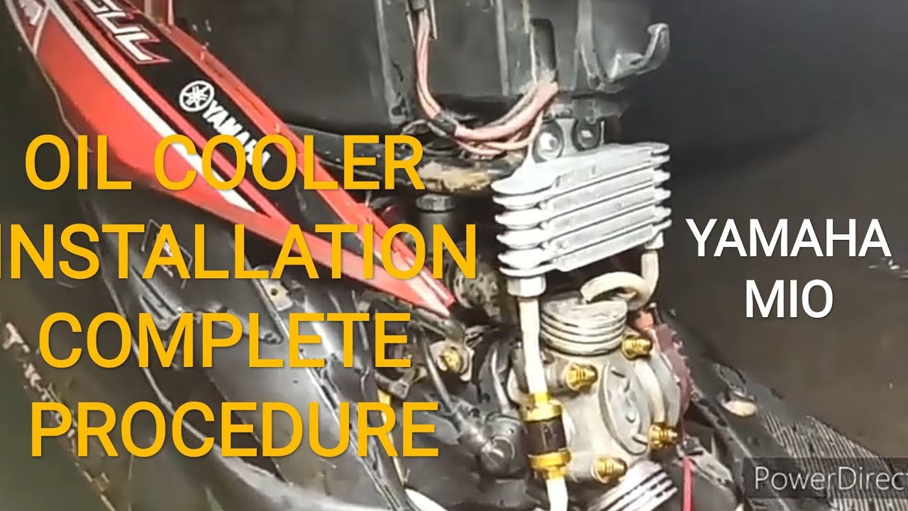 INSTALLATION OIL COOLER MIO SOUL WITH OIL FLOW TESTING