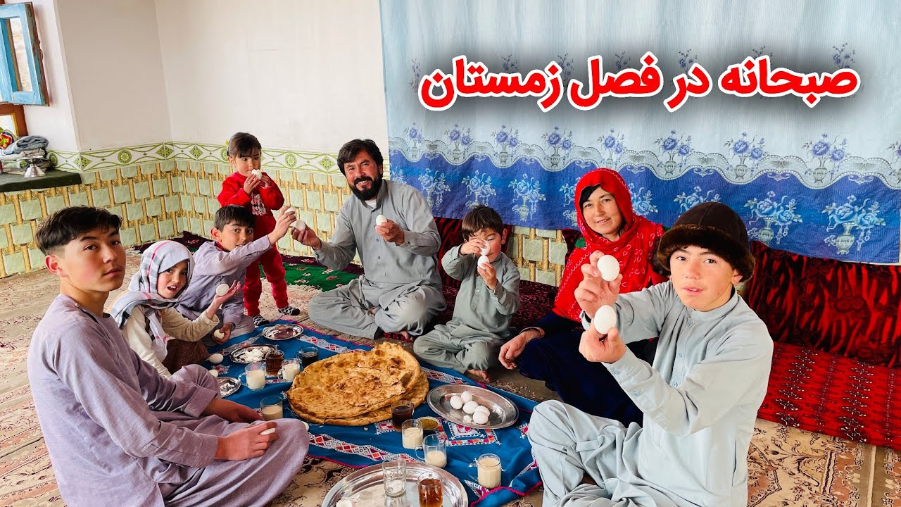 صبحانه وطن در فصل سرد زمستان کمرک ❤🥛☕🥚