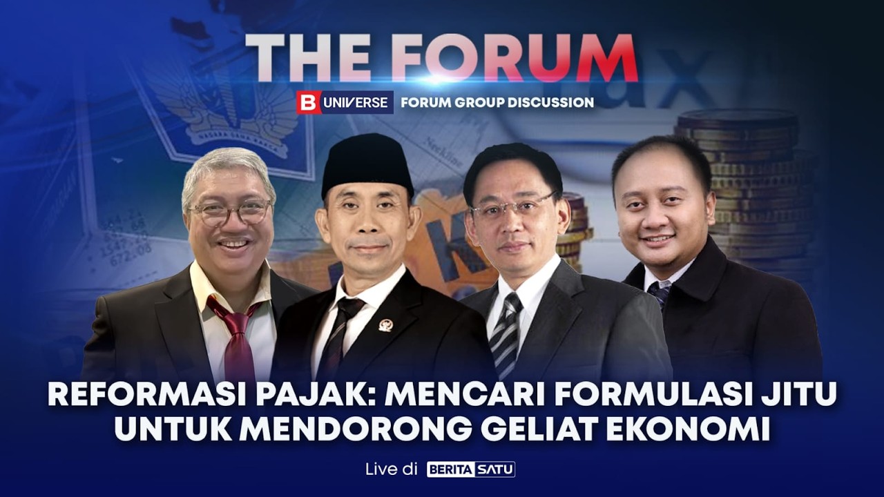 🔴 LIVE | Reformasi Pajak : Mencari Formulasi Jitu Untuk Mendorong Geliat Ekonomi - The Forum