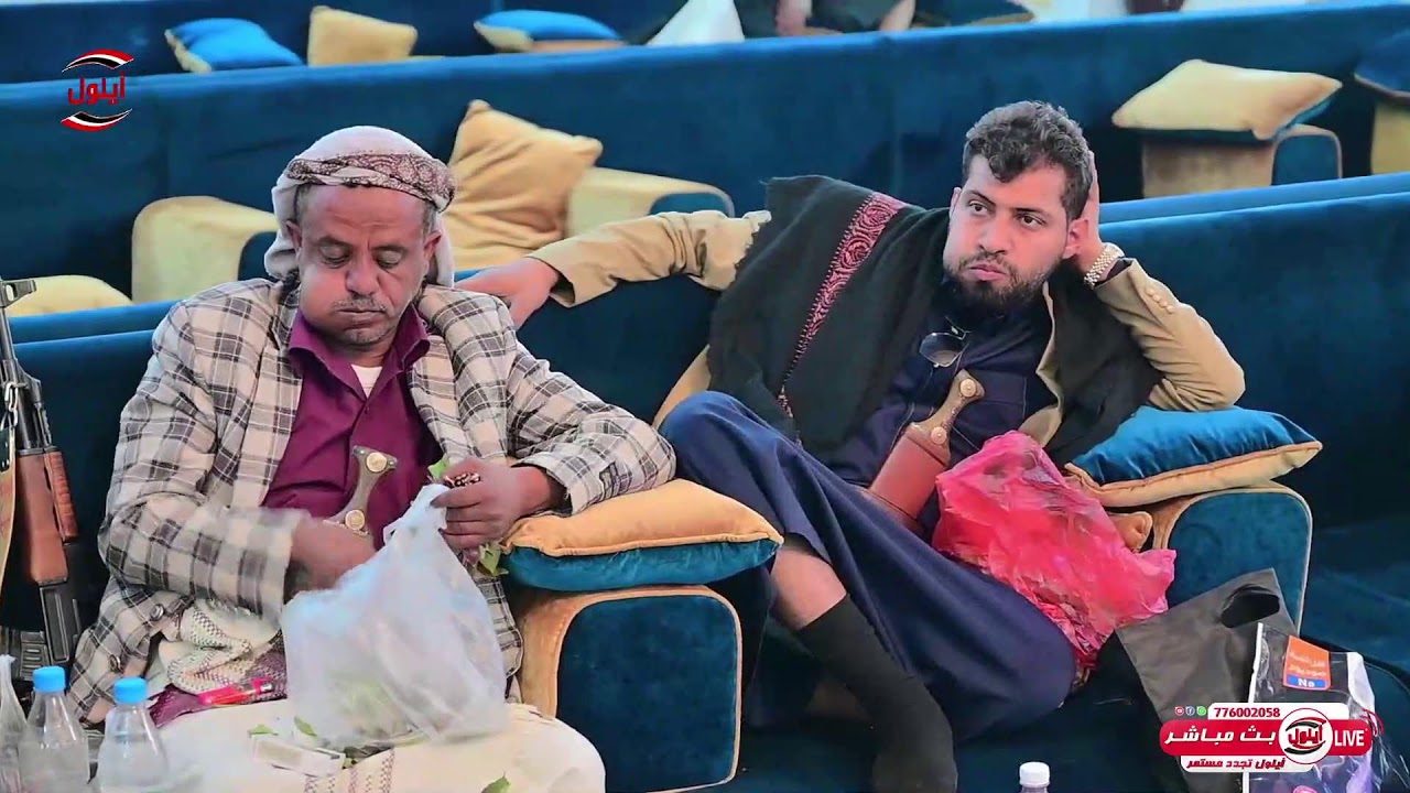 بث مباشرالمقيل من افراح ال عواس الف مبروك للعرسان سامي&غمدان الفنان مجاهد الصانع  للتواصل776002058