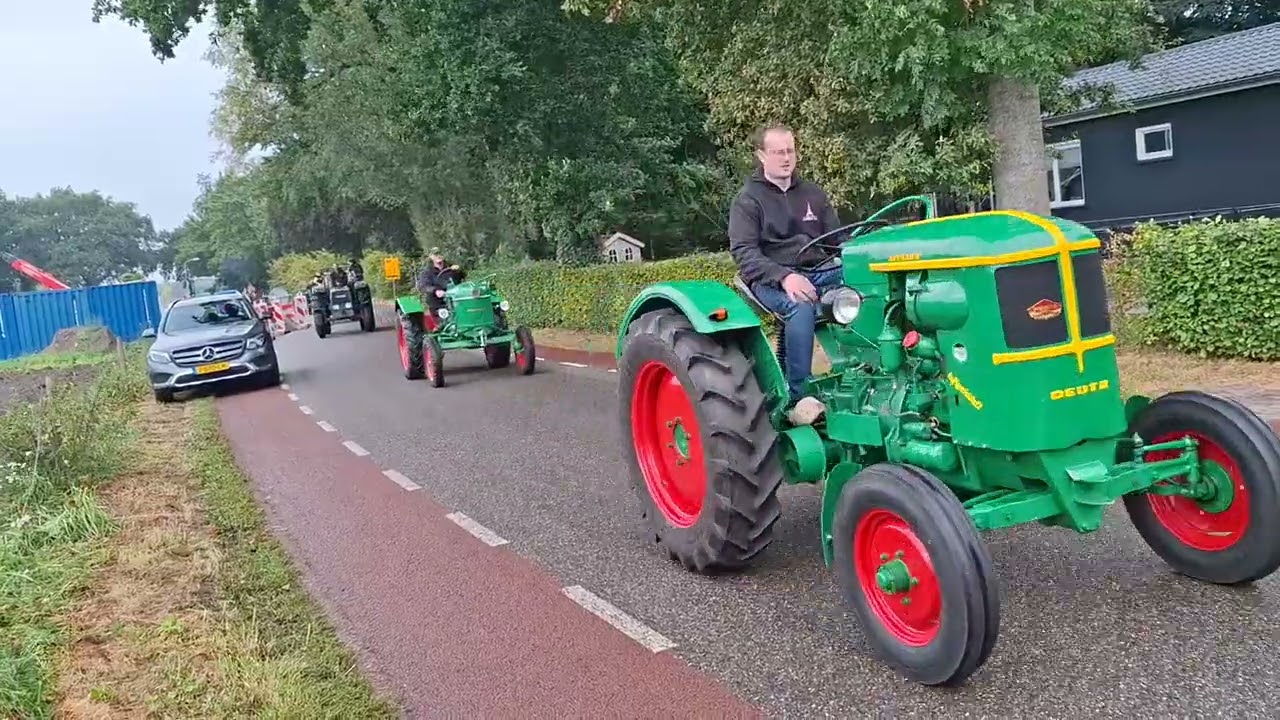 Toertocht oude trekkers