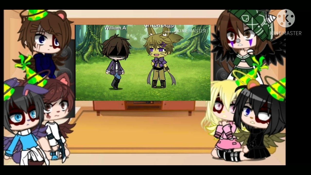 Old AU 💀 °Missing childrens react to William Past + Fearless Meme ° °Gcvr° °My UA° •Night Trap•