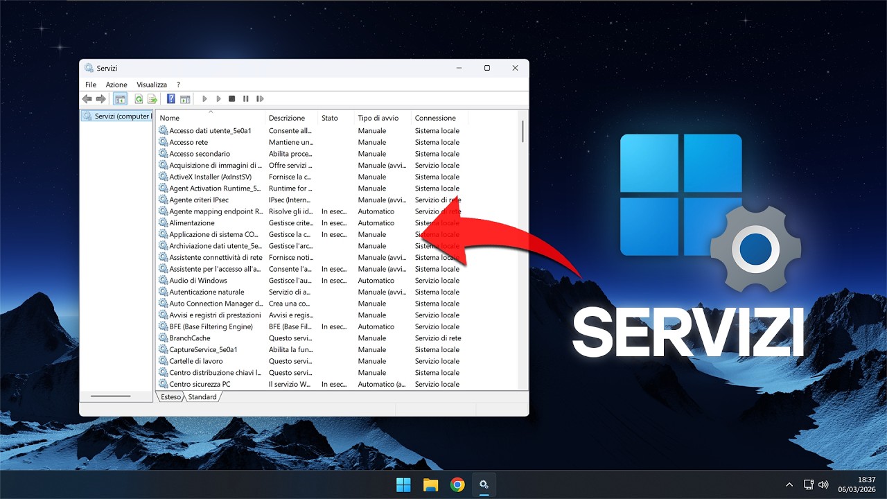 Disattiva questi servizi per velocizzare Windows 11!