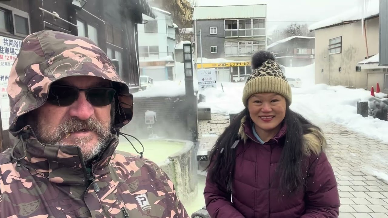 Zao Onsen Skiing, izakaya and village views