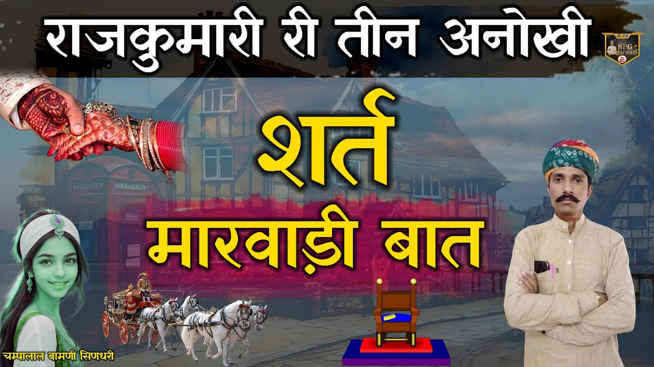 🛑मारवाड़ी ज्ञान री बात !! राजकुमारी री तीन अनोखी शर्त !! चम्पालाल बामणी सिणधरी @Spg Marwadi