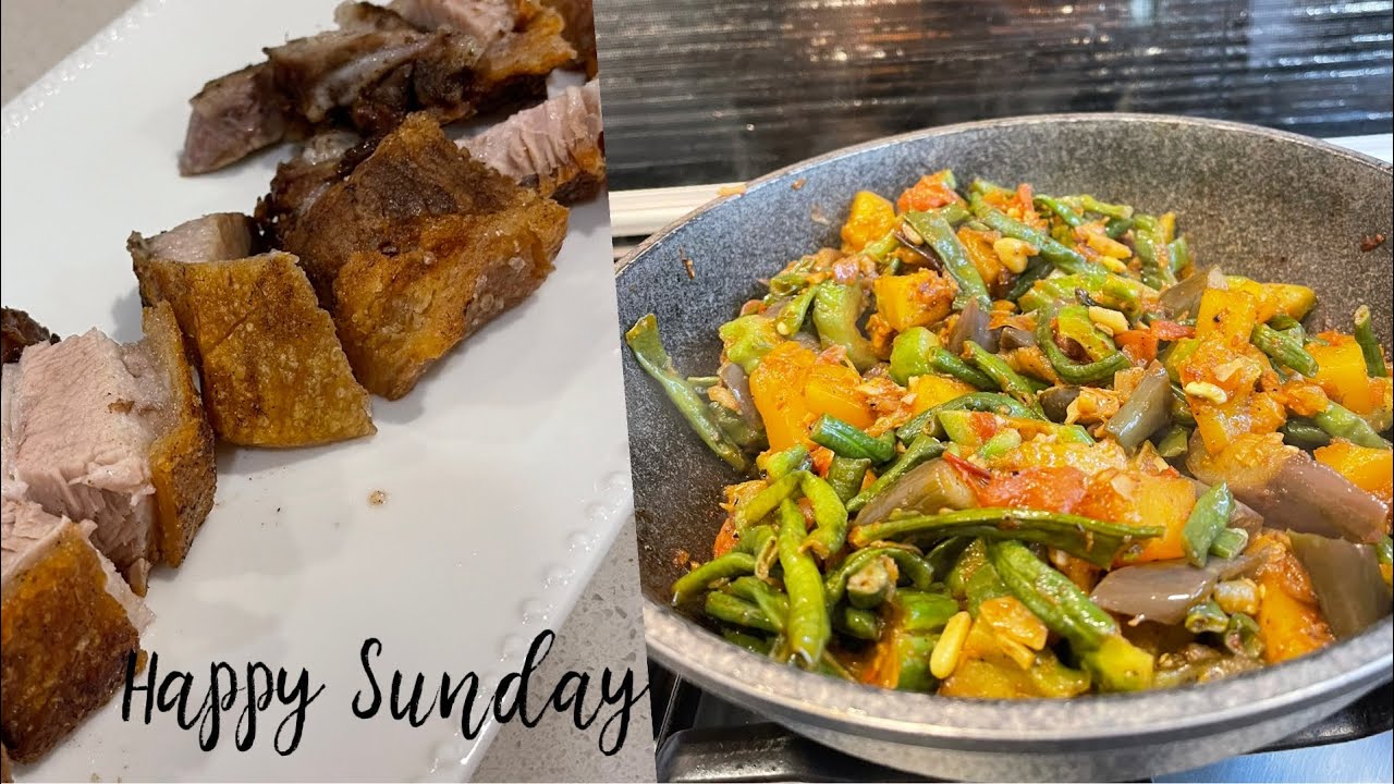 Sunday Cooked POV - Pinakbet & Bagnet