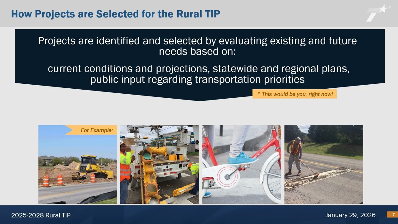 2025–2028 Rural Transportation Improvement Program Atlanta District - prerecorded video presentation