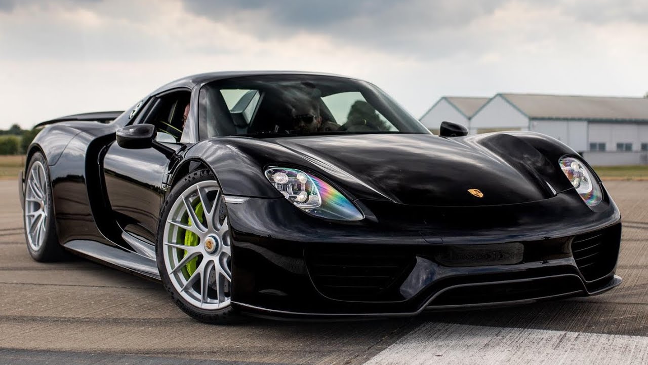 DRAG RACE!! PORSCHE 918 SPYDER vs TAYCAN TURBO S vs MCLAREN 720S
