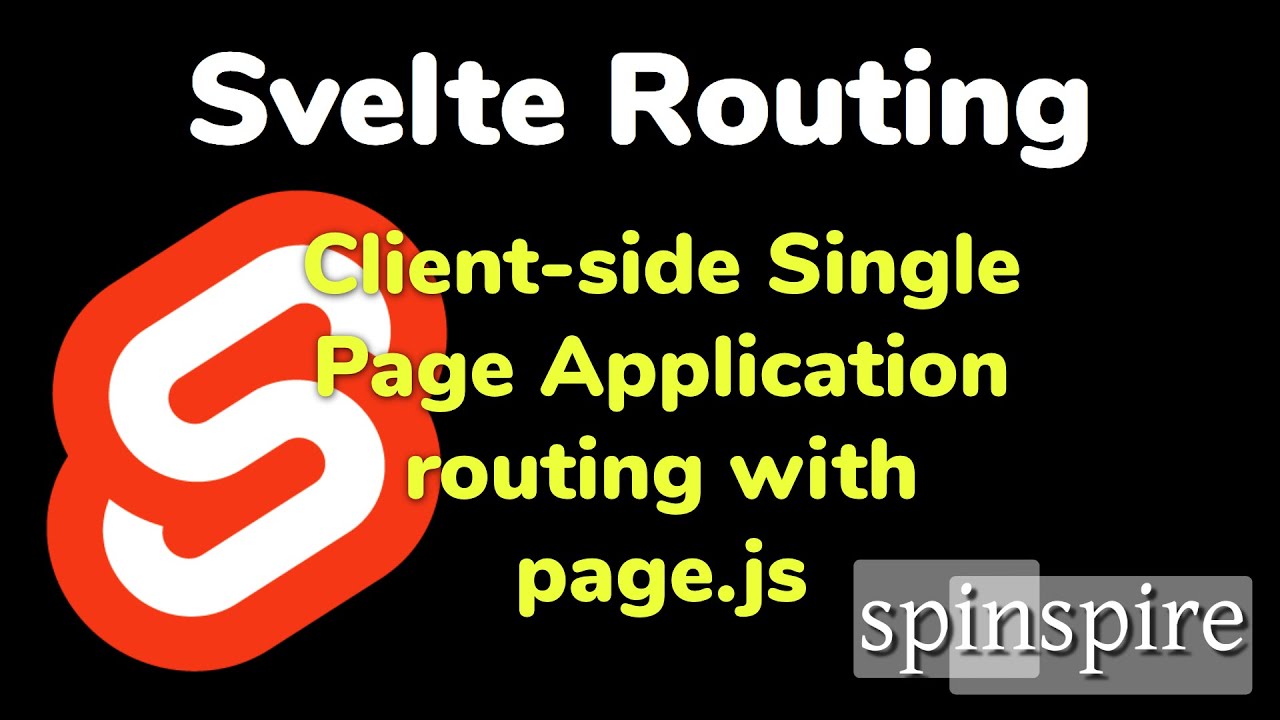 Client-side (SPA) routing in Svelte