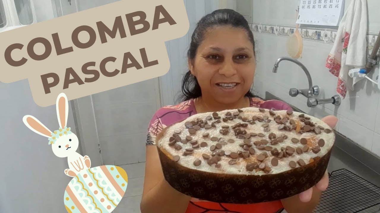 [PASSO A PASSO] COLOMBA PASCAL DE CHOCOLATE