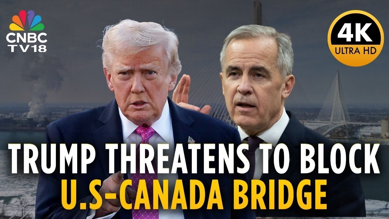Trump Told Carney Control Of Bridge Is Unacceptable: White House | Gordie Howe Bridge | 4K | N18G