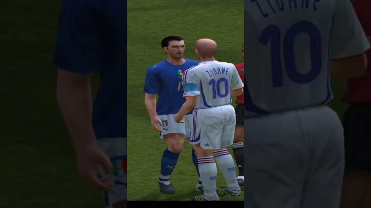 Immortal Moment from PES 6: Zidane and Nostra Challenge #PES6​ #VideoGames​#GamingNostalgia​#ps2