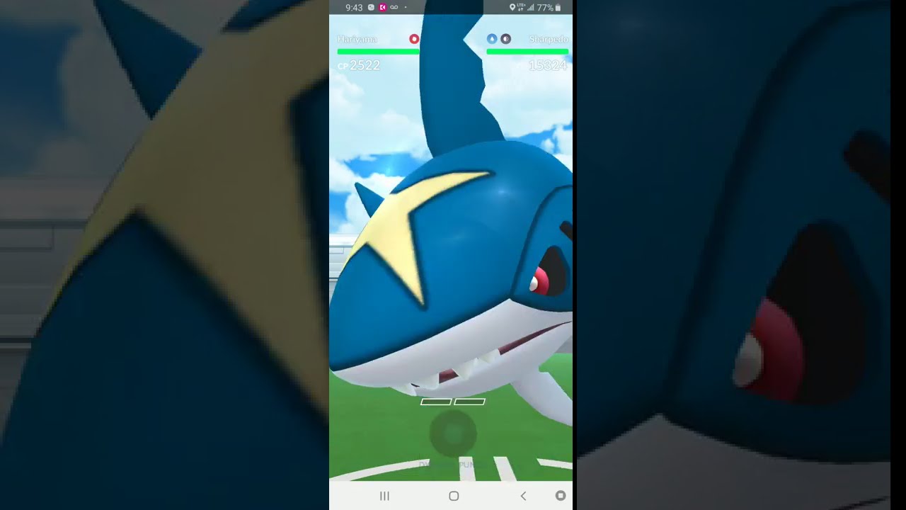 Pokemon GO -  Level 3 Raid Solo -  Sharpedo