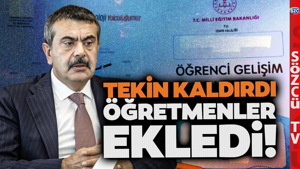 Karnelerden Atat&uuml;rk'&uuml; Kaldırdı! Yusuf Tekin'in Sadeleştitme Oyununu &Ouml;ğretmenler Bozdu!