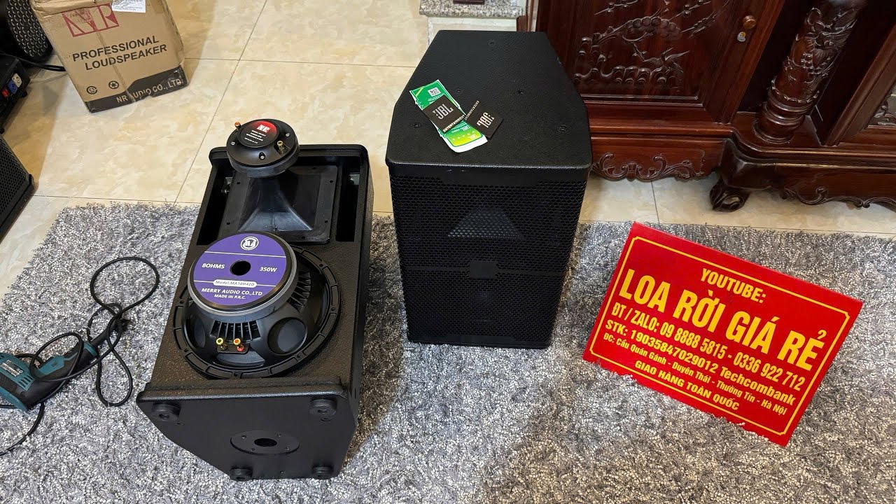 [HOT] Dựng Loa Full 25 JBL, Merry Audio MA10H42D Coil 65 + Treble 450 NR, gi&aacute; &ecirc;m, Zalo 0363752702