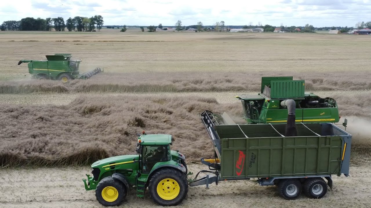 6 KOMBAJNÓW JOHN DEERE || GR Różańscy | AGROFarm tv