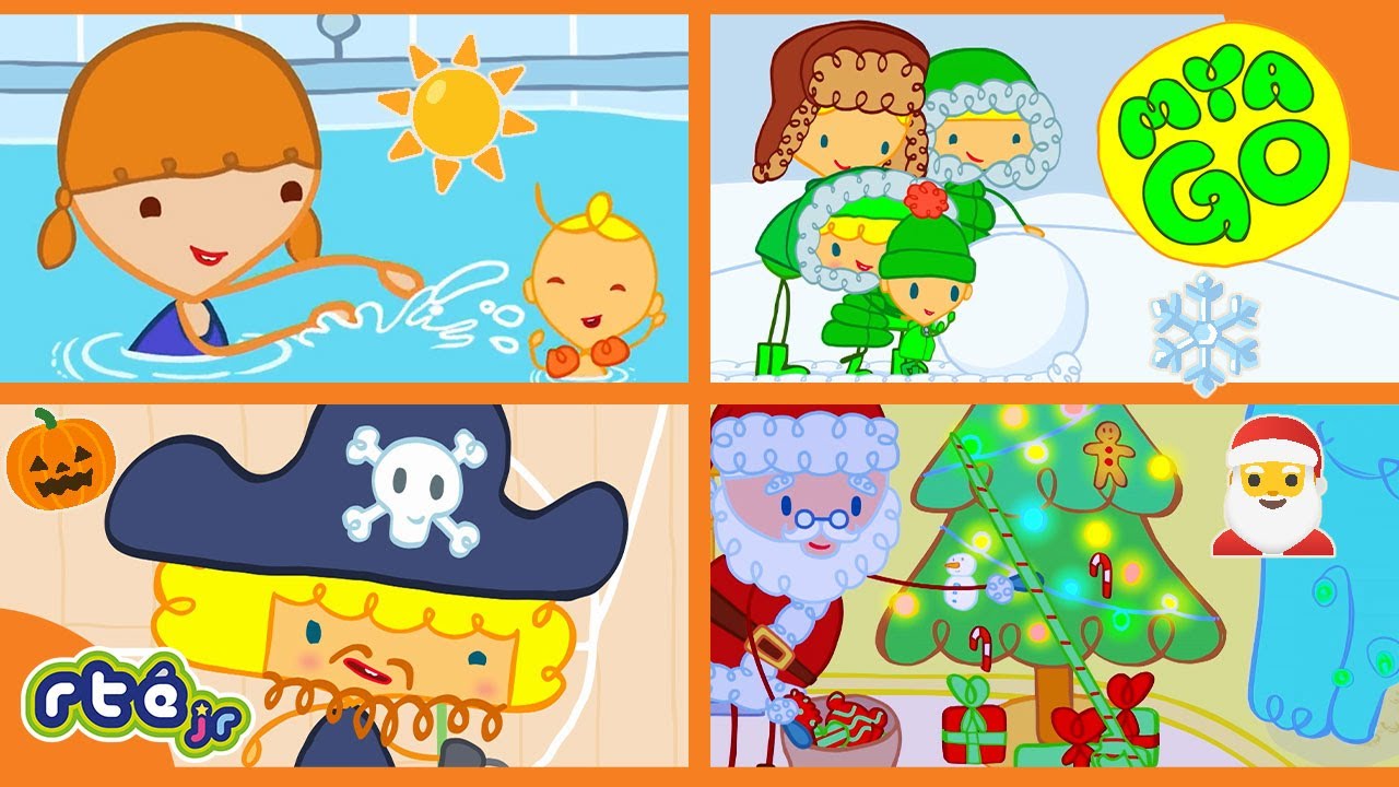 ☀️🎃🍂🎅⛄🎊 Fun With Mya Go All Seasons Round ☀️🎃🍂🎅⛄🎊  | New Year Special | @RTÉKIDSjr​