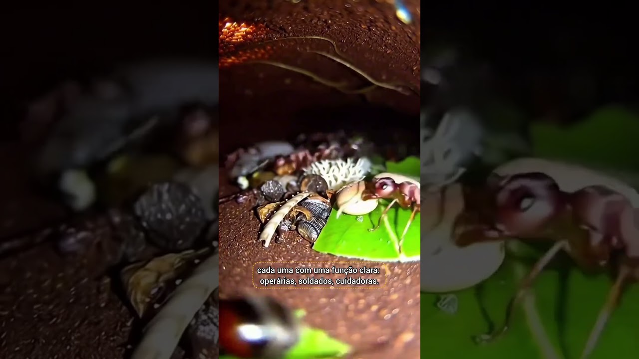 Você nunca viu um formigueiro assim 