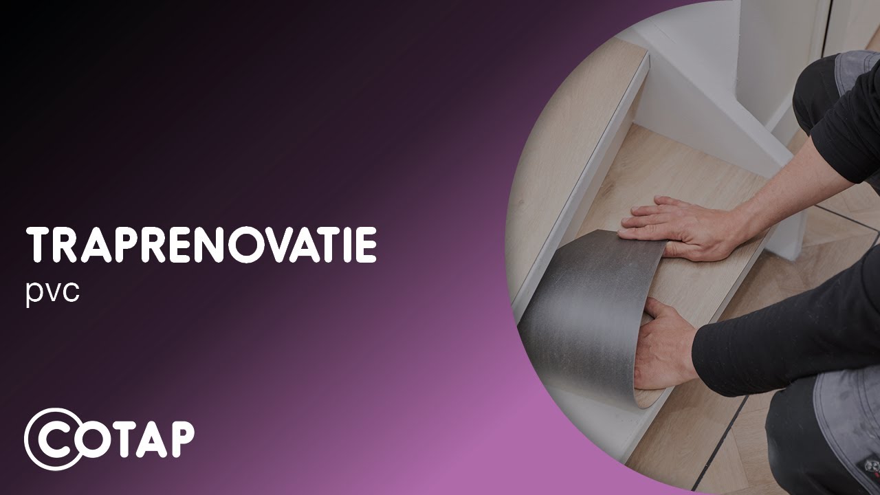 Traprenovatie: pvc